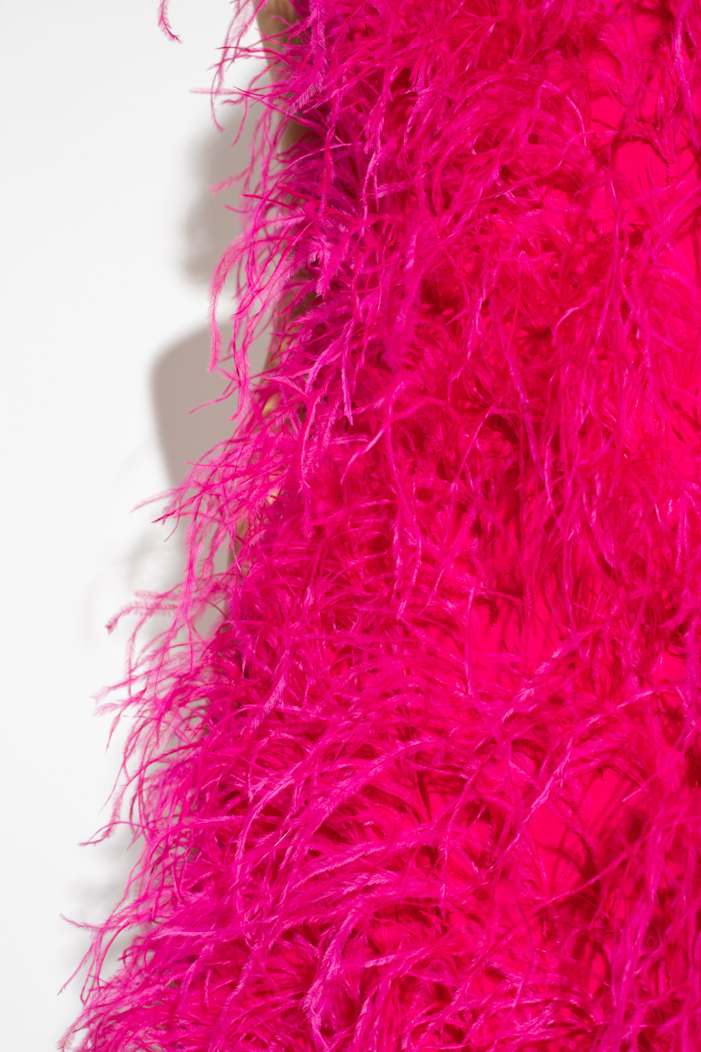 Cult Gaia ‘Shannon’ dress with ostrich feathers