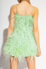 Cult Gaia ‘Zariah’ dress with ostrich feathers