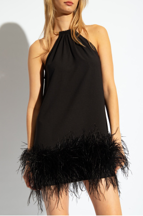 Cult Gaia ‘Reeves’ dress with feathers