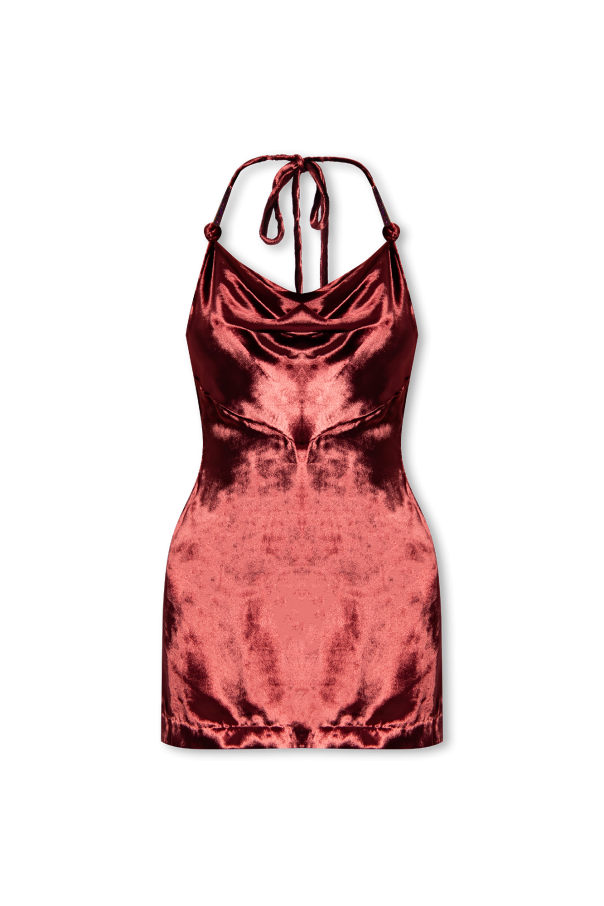 Welurowa sukienka na ramiączkach ‘sandry’ od Cult Gaia