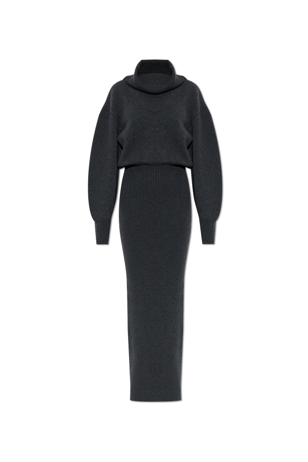 Wool turtleneck dress ‘Pallone’ od Jacquemus