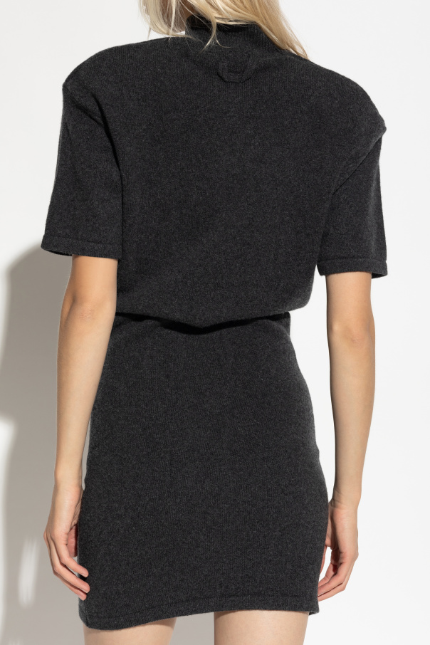 rebecca glitter knit a line formal dress Rebecca Glitter Knit A-Line Formal Dress