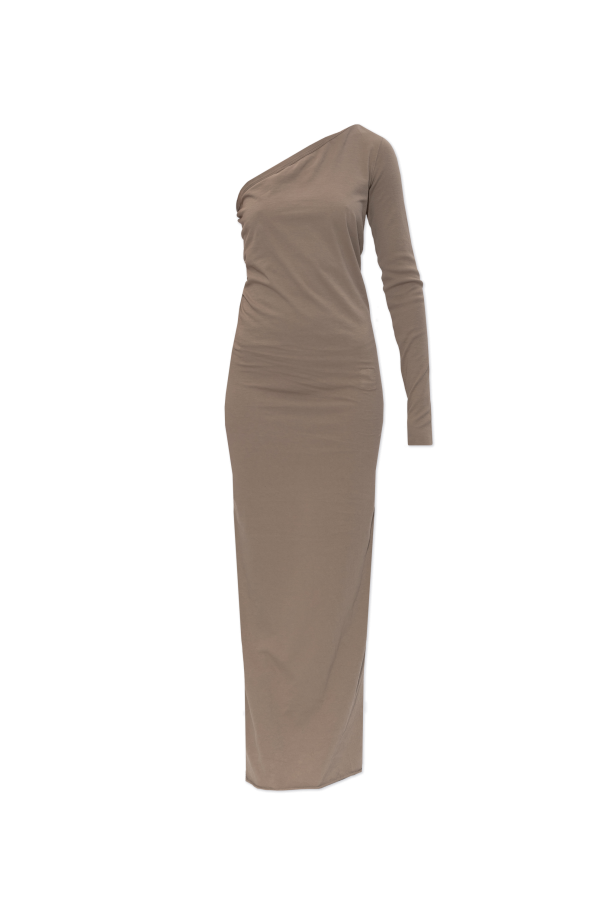 One-shoulder dress ‘Ziggy’ od Rick Owens DRKSHDW