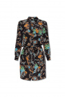 Diane Von Furstenberg Floral-motif logo dress