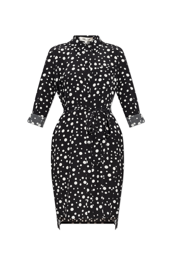 Diane Von Furstenberg Polka Dot Pattern Dress