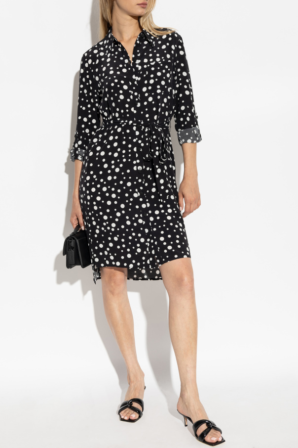 Diane Von Furstenberg Polka Dot Pattern Dress