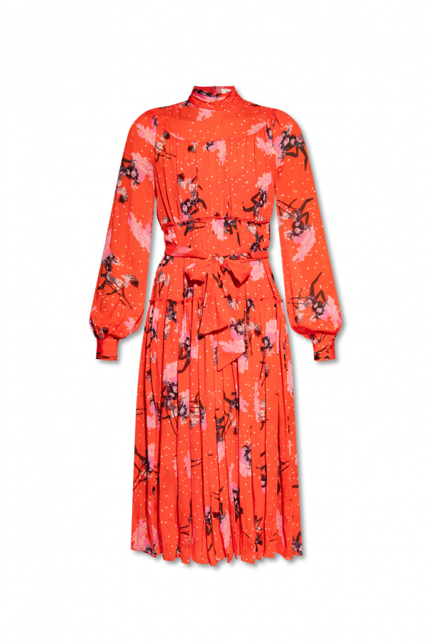 Diane Von Furstenberg ‘Kent’ pleated organic dress