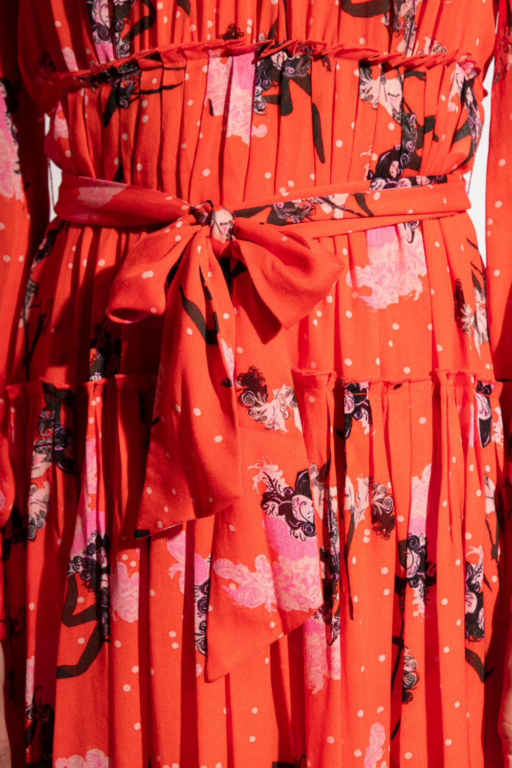 Diane Von Furstenberg ‘Kent’ pleated organic dress