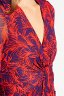SHATHA ESSA lace maxi dress ‘Adara’ dress with tie detail