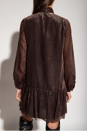 Diane Von Furstenberg ‘Bahiti’ dress Renzo with tie neck