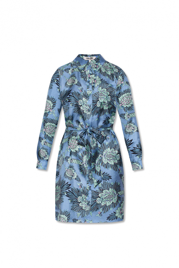 Diane Von Furstenberg ‘Prita’ floral panelled dress