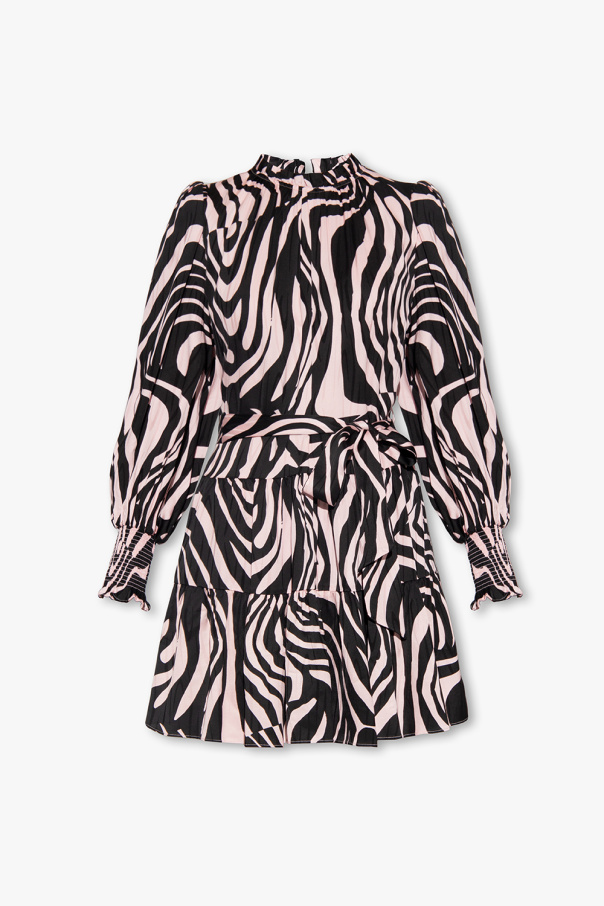 Diane Von Furstenberg ‘Kali’ Hunter dress with animal pattern