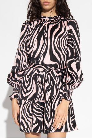 Diane Von Furstenberg ‘Kali’ dress with animal pattern