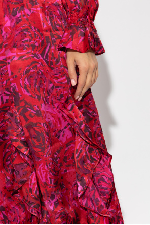 Diane Von Furstenberg ‘Iva’ ruffled dress