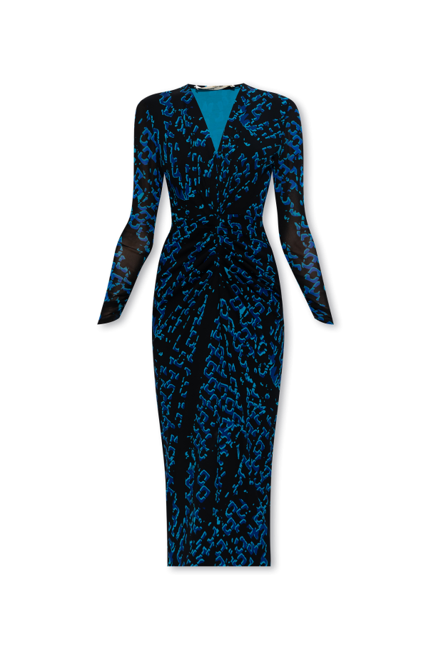 Diane Von Furstenberg Sukienka z dekoracyjnym nadrukiem