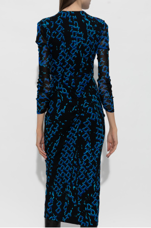 Diane Von Furstenberg Sukienka z dekoracyjnym nadrukiem