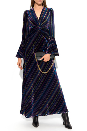 Diane Von Furstenberg Aksamitna sukienka