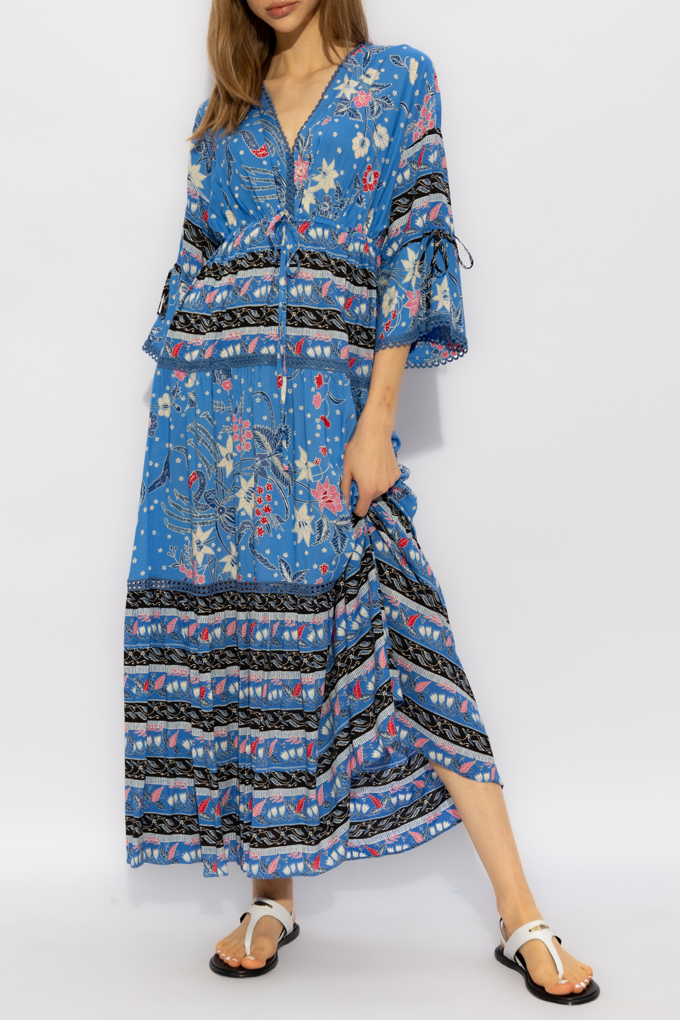 La DoubleJ Juno geometric-print dress ‘Boris’ patterned dress