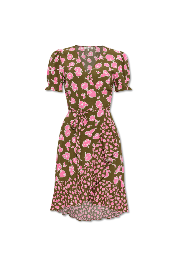 Diane Von Furstenberg Floral Pattern Dress