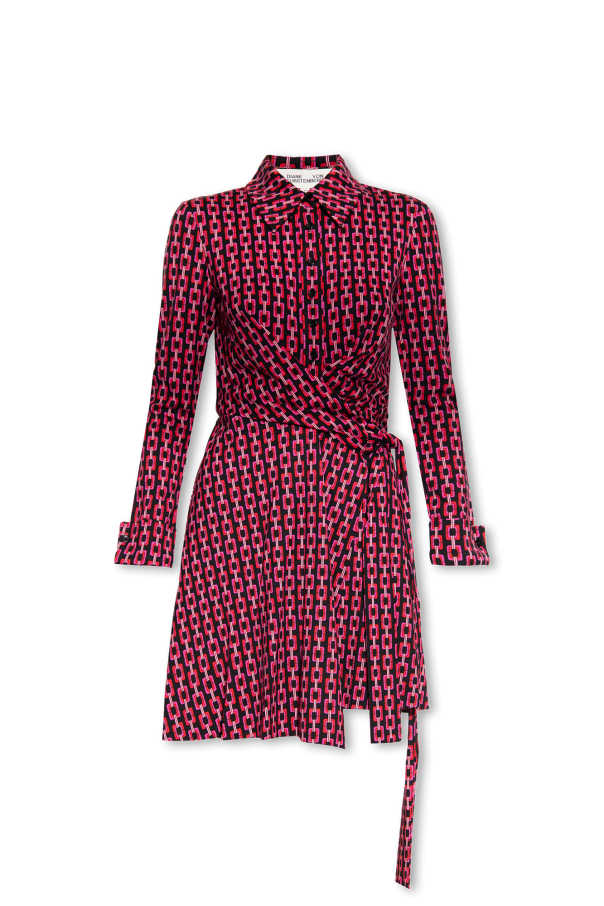 Diane Von Furstenberg ‘Didi’ dress with geometrical pattern