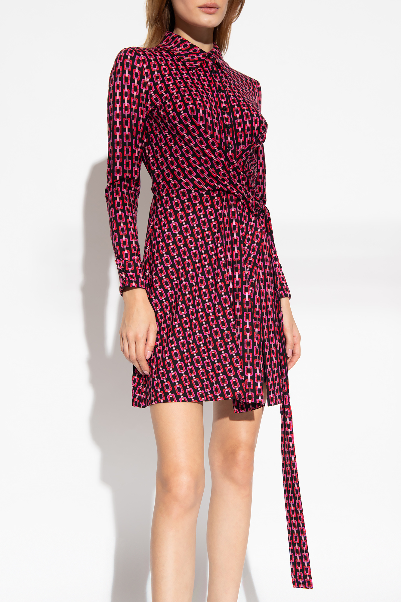 Diane Von Furstenberg ‘Didi’ dress with geometrical pattern