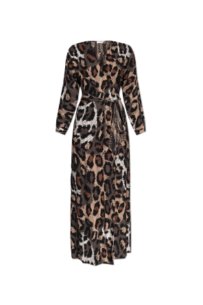 Dress with animal print