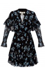 Diane Von Furstenberg Ruffled sheer dress