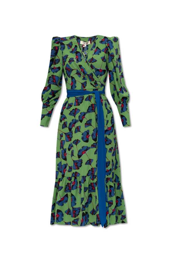 Diane Von Furstenberg Kopertowa sukienka ‘Blade’