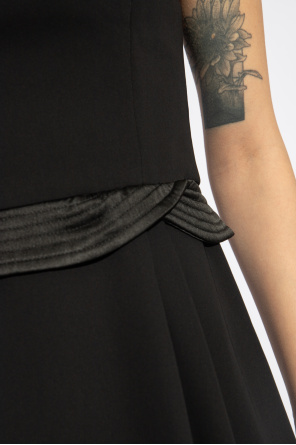 Emporio V-neck armani Off-the-shoulder dress