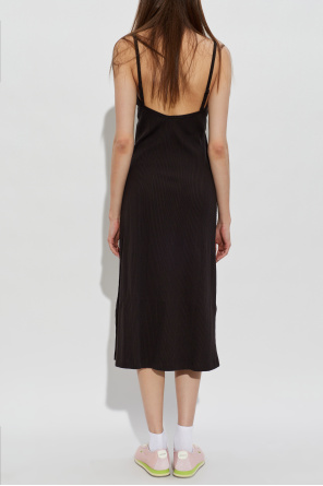 Lacoste Vestido con parche de logo