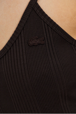 Lacoste Vestido con parche de logo