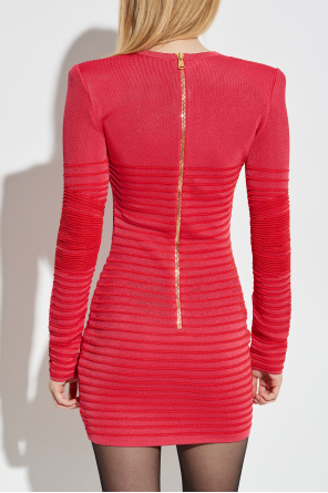 Balmain Short dress with a fitted cut