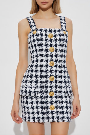 Balmain Tweed strap dress