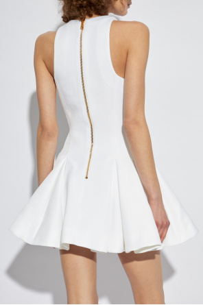 Balmain Sukienka z zakładkami
