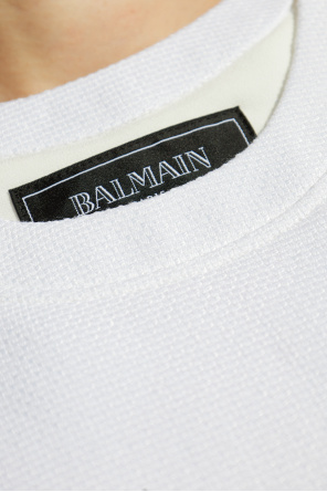 Balmain Sukienka z zakładkami