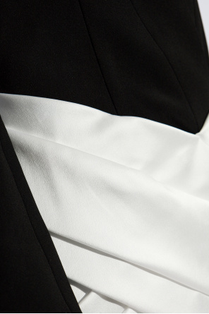 Balmain Vestido con drapeados decorativos