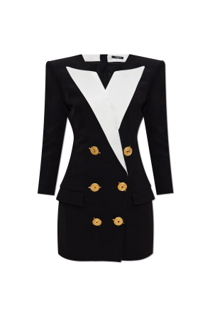 Kleid mit dekorativen Knöpfen