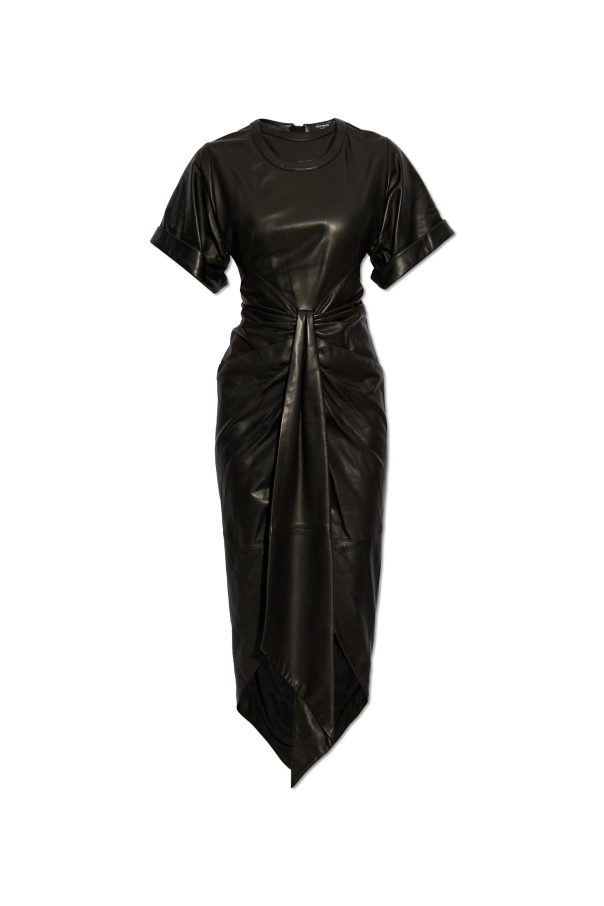 Leather fitted dress, zdjęcie 1 Leather fitted dress od Balmain