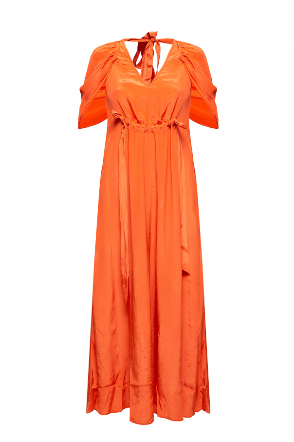 Orange ‘Elle’ dress AllSaints - Vitkac GB