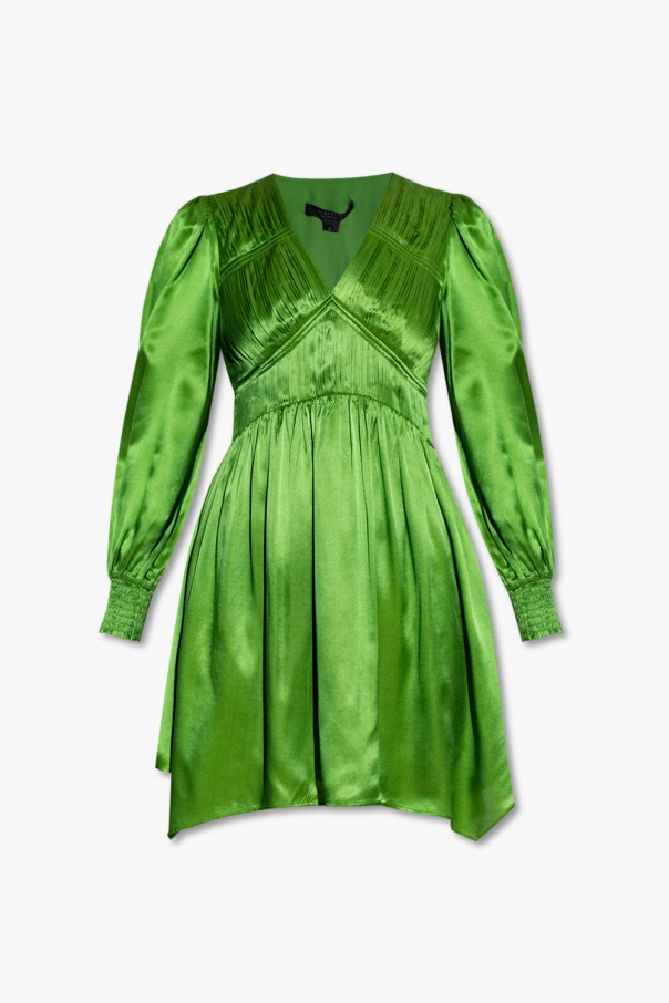 AllSaints ‘Esta’ satin tiered dress
