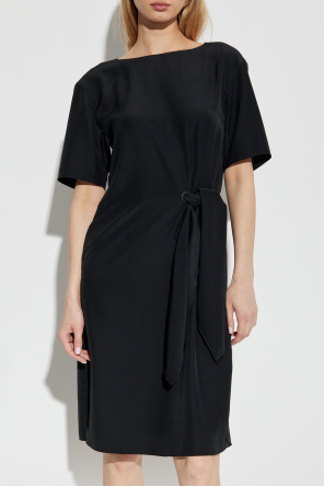 Emporio Armani Vestido con lazo decorativo lateral