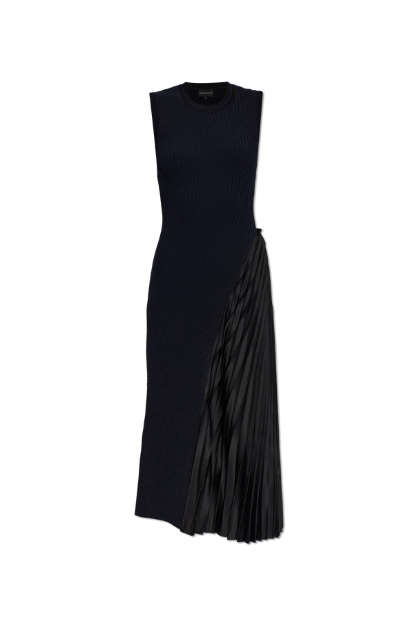 Dress with a pleated insert od Emporio Armani
