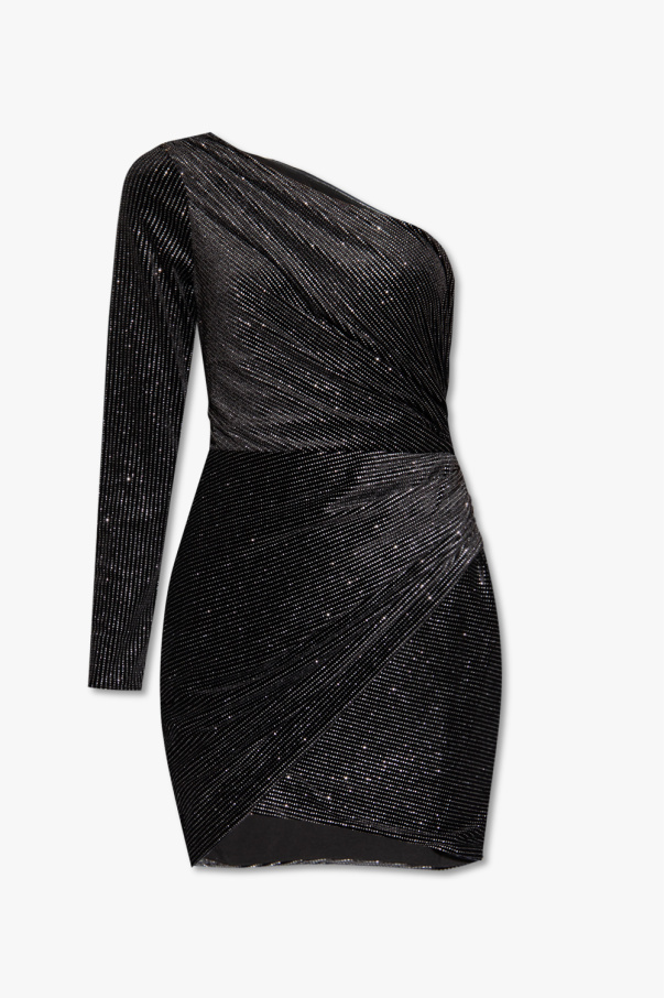 AllSaints ‘Ezra’ one-shoulder Fila dress