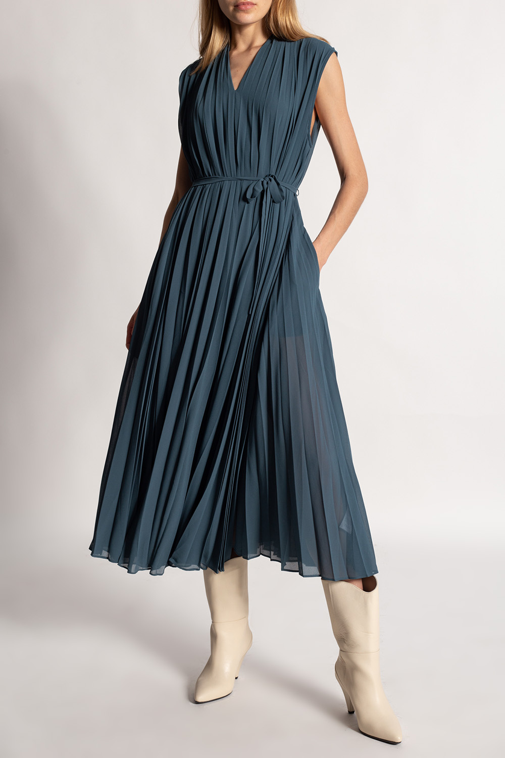 Samsøe Samsøe Pleated sleeveless dress