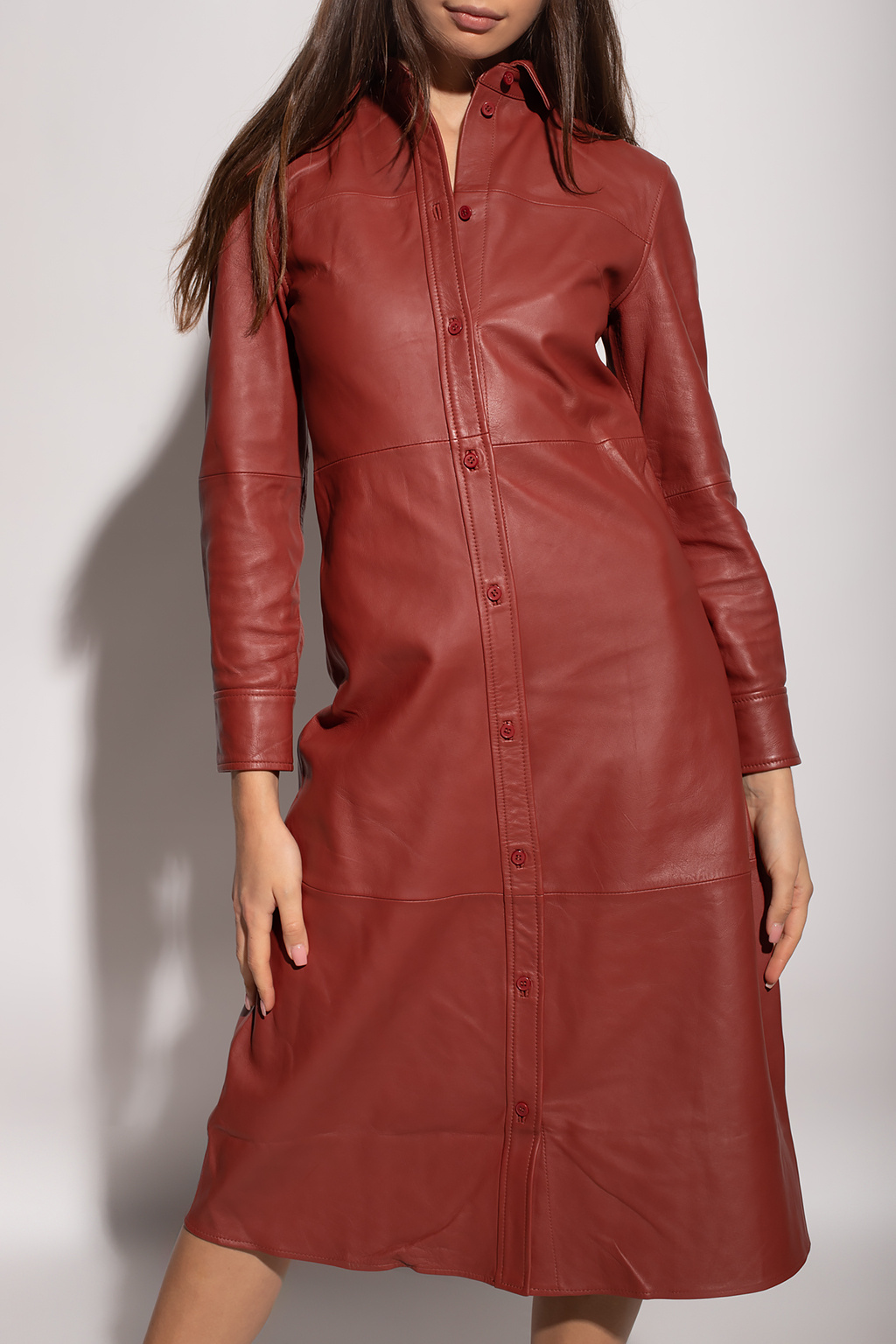 Samsøe Samsøe Leather dress