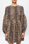 Ganni Leopard-printed dress