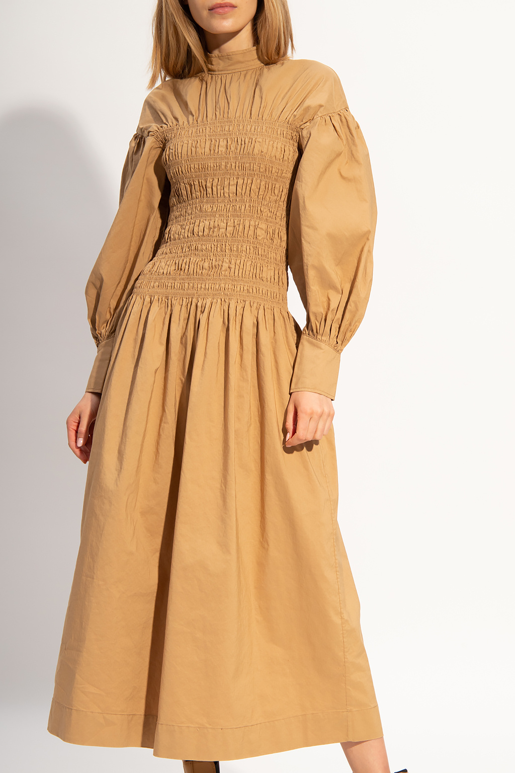 Ganni Shirred dress | Women's Clothing ...