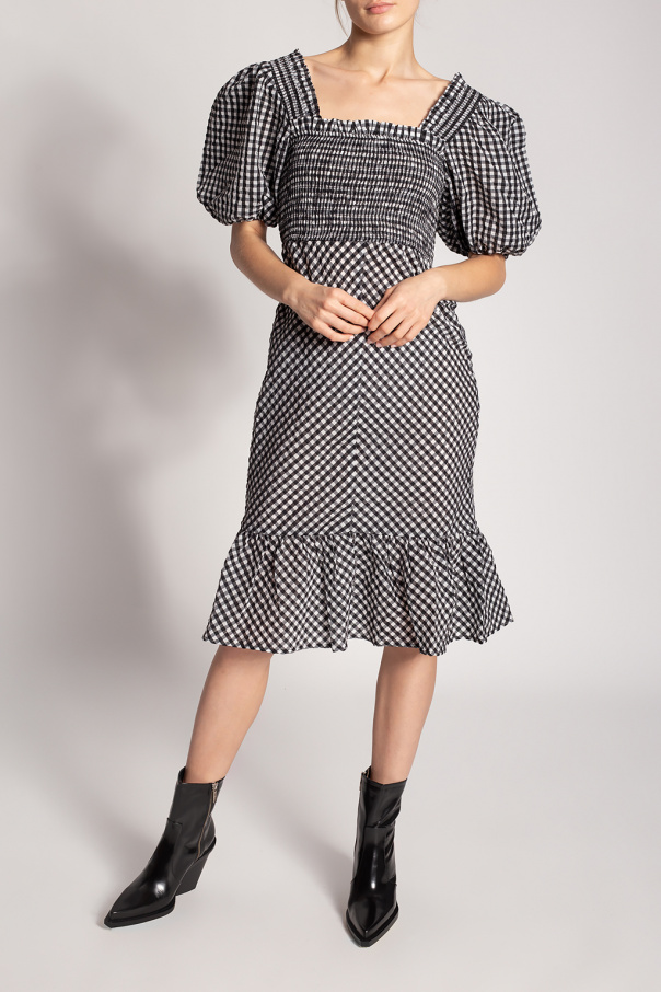 Ganni Dress with puff sleeves