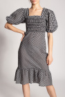 Ganni Michael Michael Kors chain-scoop knitted dress Velvet Grau