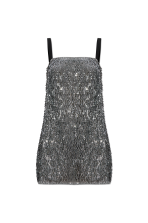 Pailletten-Trägerkleid